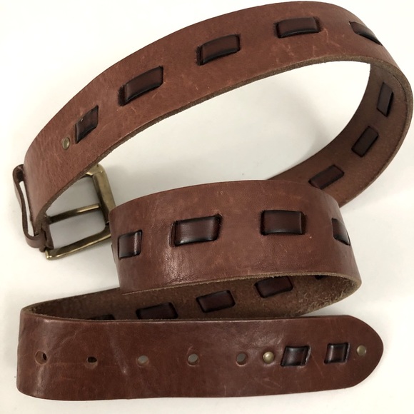 LEVIS Men’s Sz L Genuine Leather Belt - Picture 6 of 12